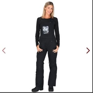 Arctix Black Women's Snow Bib Overalls